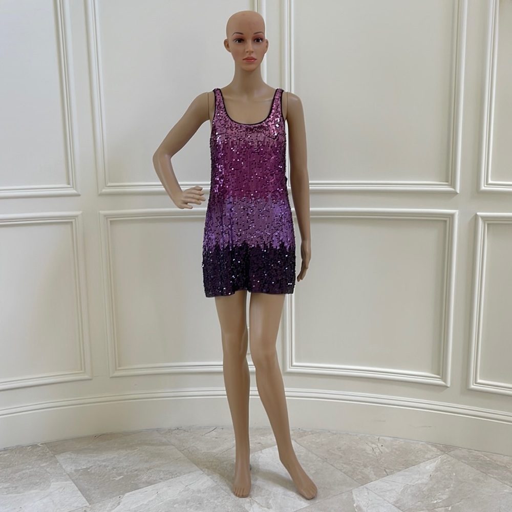 Express Sequence Prom Dress